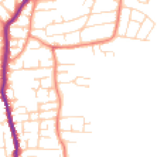 Daytime road noise heatmap for S62 6JN