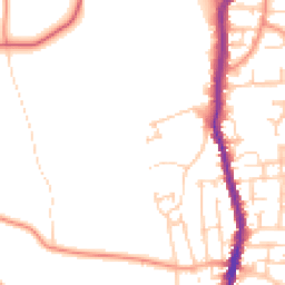Daytime road noise heatmap for S62 6LQ