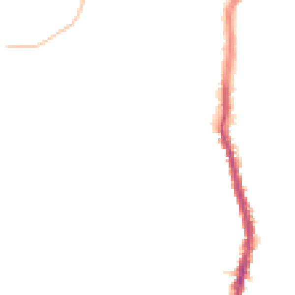 Night-time road noise heatmap for S62 6LQ