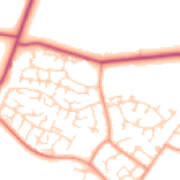 Daytime road noise heatmap for S62 7AF