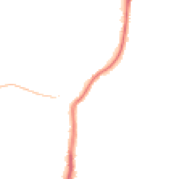 Night-time road noise heatmap for S62 7AS