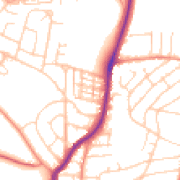 Daytime road noise heatmap for S62 7BZ