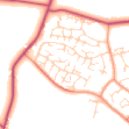 Daytime road noise heatmap for S62 7NF