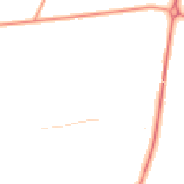Night-time road noise heatmap for S62 7QU
