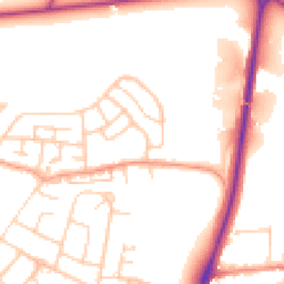 Daytime road noise heatmap for S62 7QZ