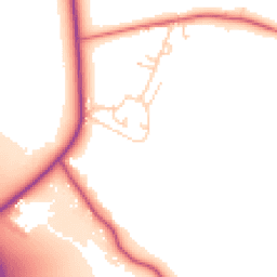 Daytime road noise heatmap for S62 7UA