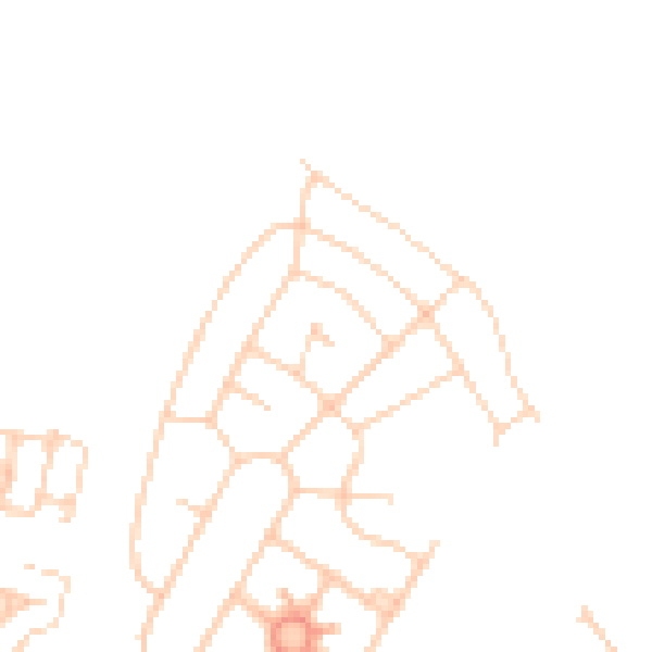 Daytime road noise heatmap for S63 0DD