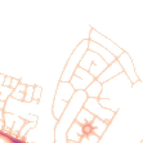 Daytime road noise heatmap for S63 0HG
