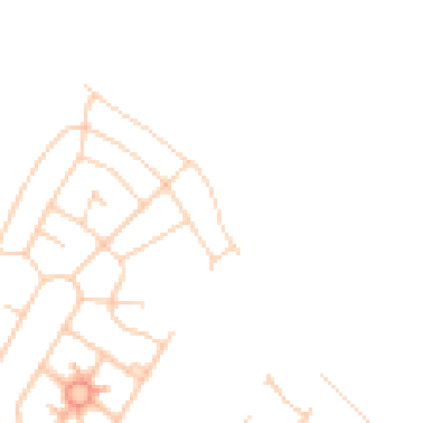 Daytime road noise heatmap for S63 0HT