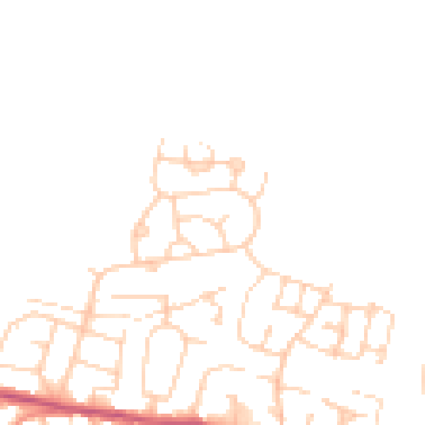 Daytime road noise heatmap for S63 0PD