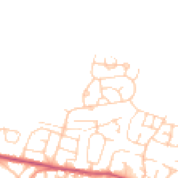 Daytime road noise heatmap for S63 0PR