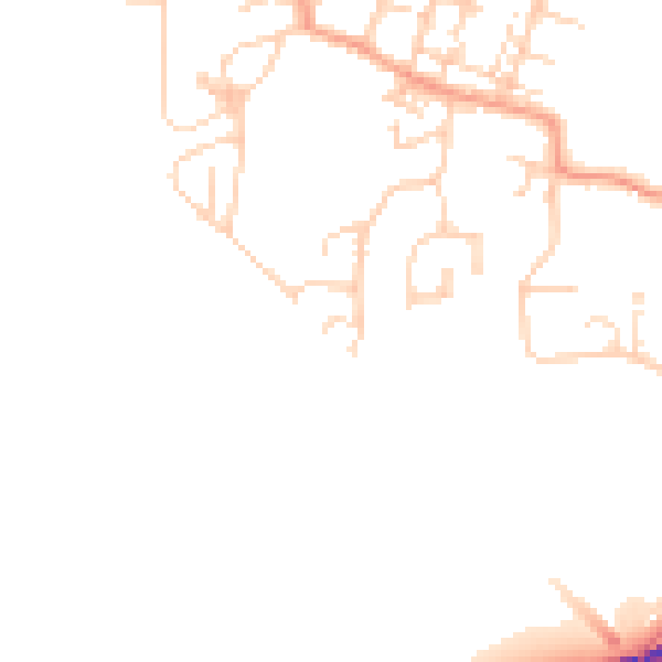 Daytime road noise heatmap for S63 0QQ