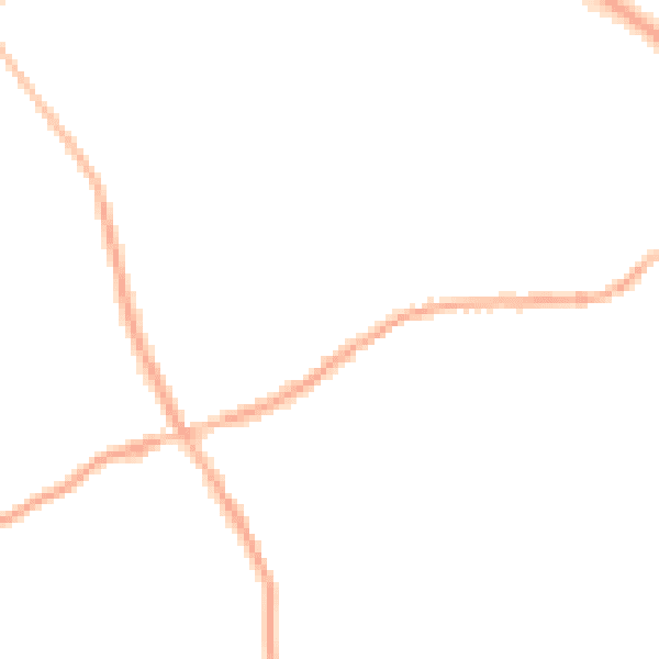 Night-time road noise heatmap for S63 6AN