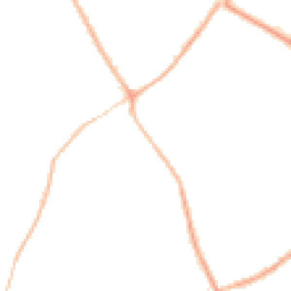 Night-time road noise heatmap for S63 6BG