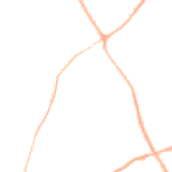 Night-time road noise heatmap for S63 6BP