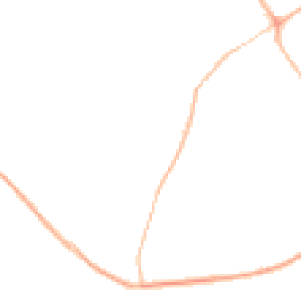 Night-time road noise heatmap for S63 6BU