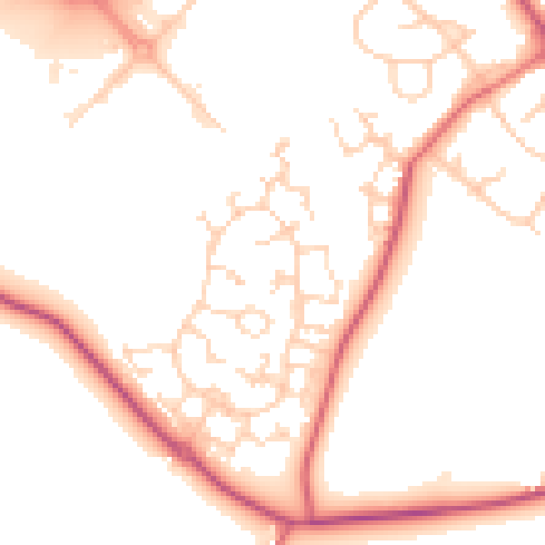 Daytime road noise heatmap for S63 6BX