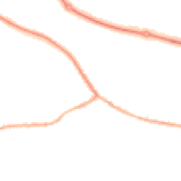 Night-time road noise heatmap for S63 6DG