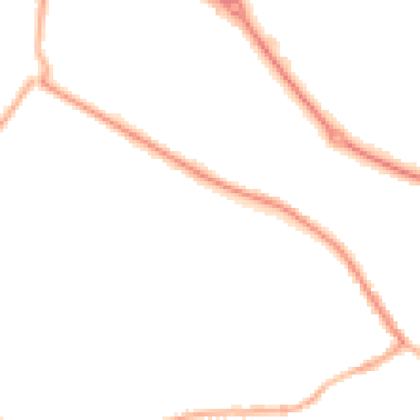 Night-time road noise heatmap for S63 6EE