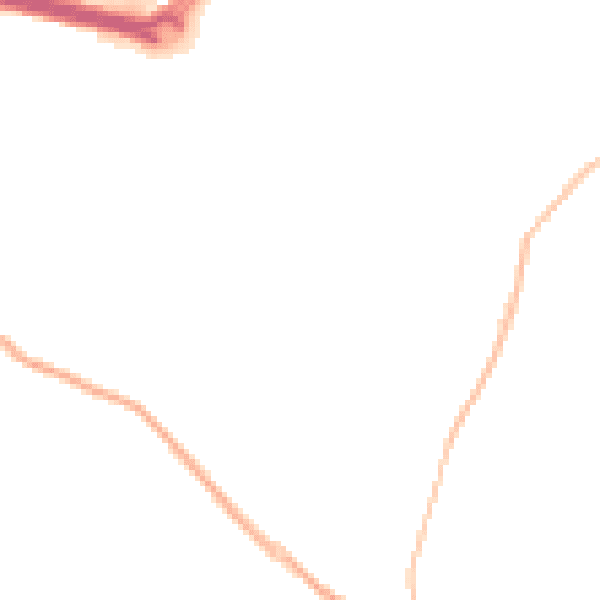 Night-time road noise heatmap for S63 6ES