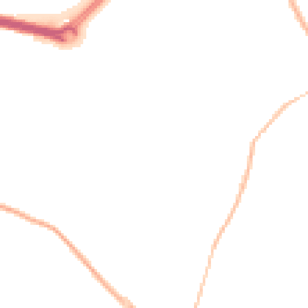 Night-time road noise heatmap for S63 6FA