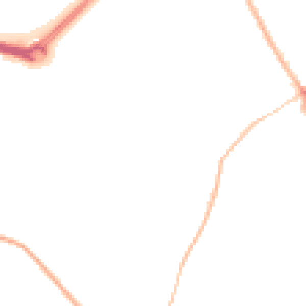 Night-time road noise heatmap for S63 6FB