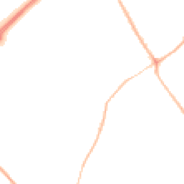 Night-time road noise heatmap for S63 6FY