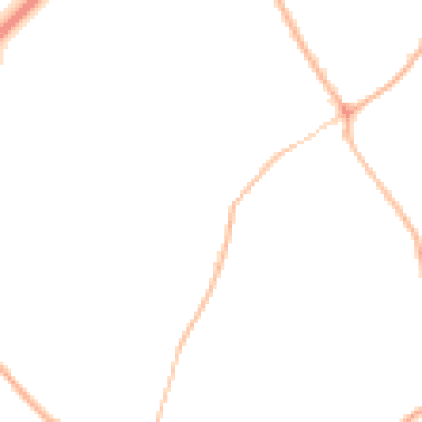Night-time road noise heatmap for S63 6FZ