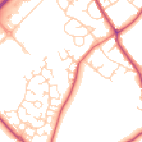 Daytime road noise heatmap for S63 6GA