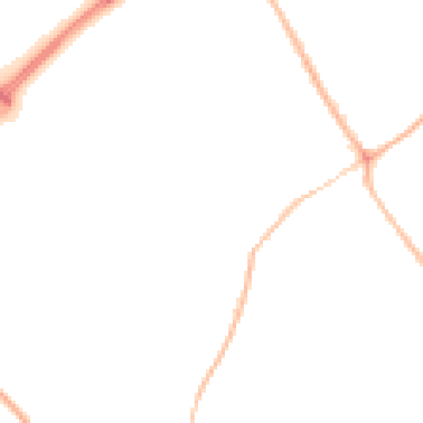 Night-time road noise heatmap for S63 6GB