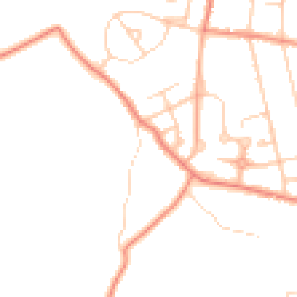 Daytime road noise heatmap for S63 6LN
