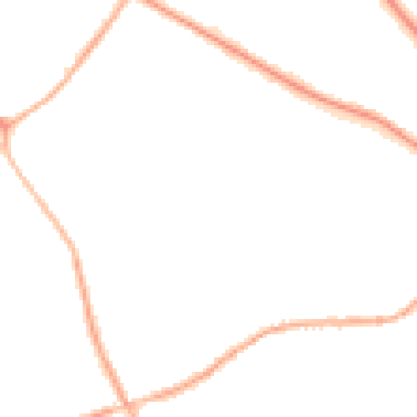 Night-time road noise heatmap for S63 6NP