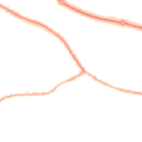 Night-time road noise heatmap for S63 6QH