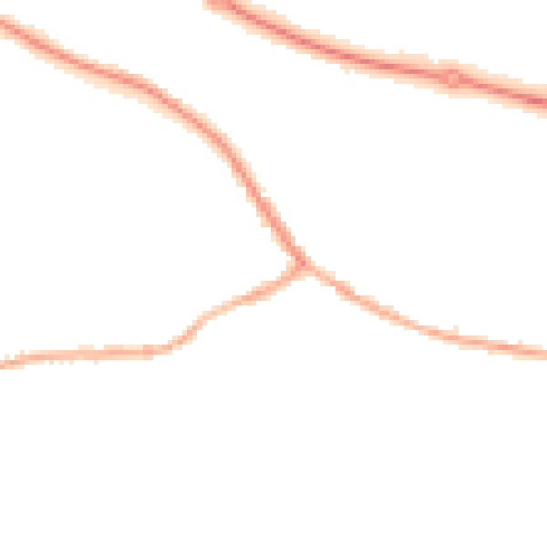 Night-time road noise heatmap for S63 6QQ