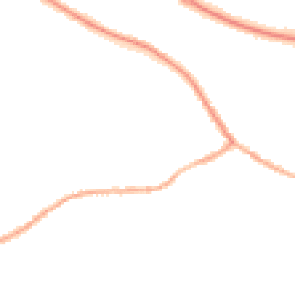 Night-time road noise heatmap for S63 6RE