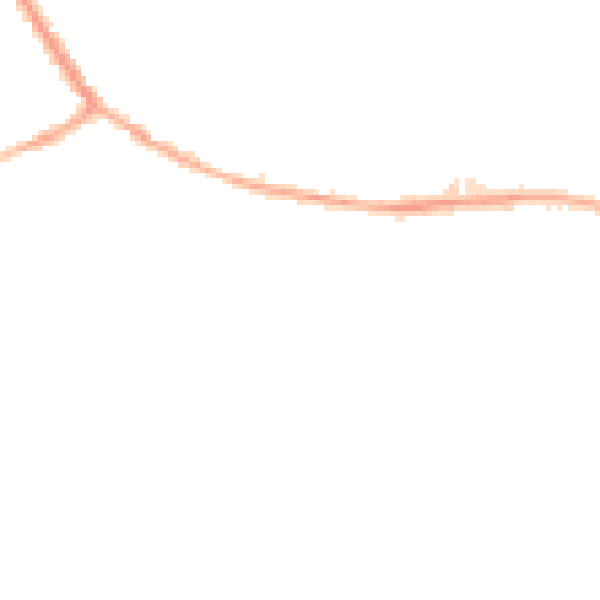 Night-time road noise heatmap for S63 6SF