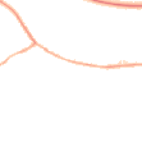 Night-time road noise heatmap for S63 6SL