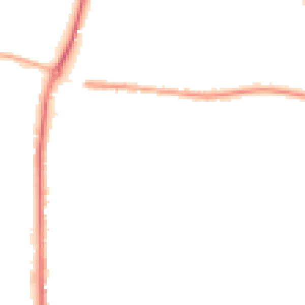 Night-time road noise heatmap for S63 7AD