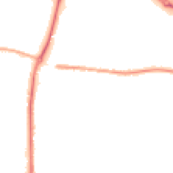Night-time road noise heatmap for S63 7AG