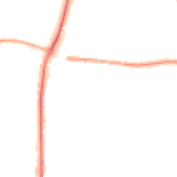 Night-time road noise heatmap for S63 7AN