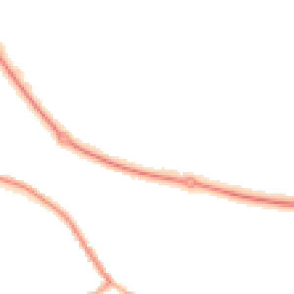 Night-time road noise heatmap for S63 7FT