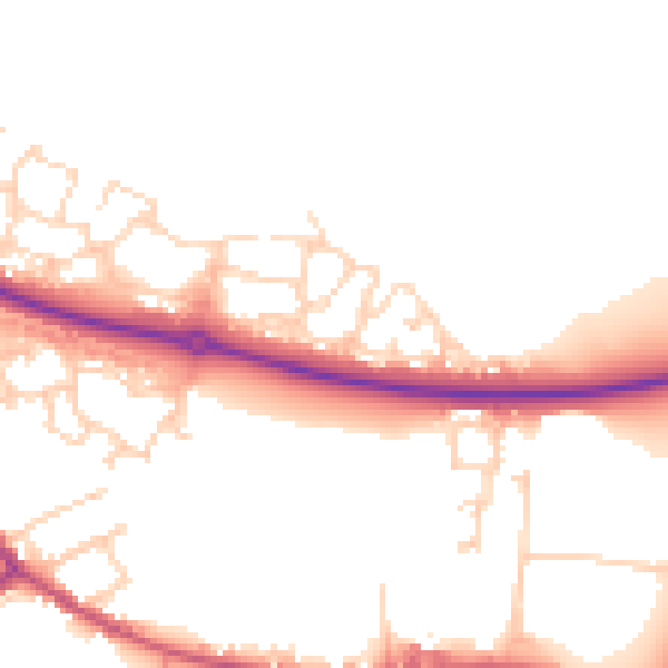 Daytime road noise heatmap for S63 7GT