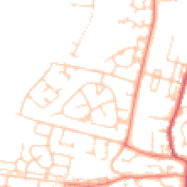 Daytime road noise heatmap for S63 8AS
