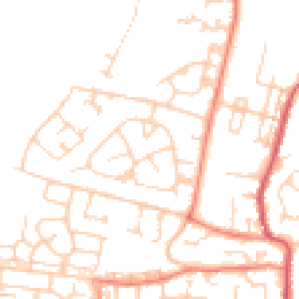 Daytime road noise heatmap for S63 8BD