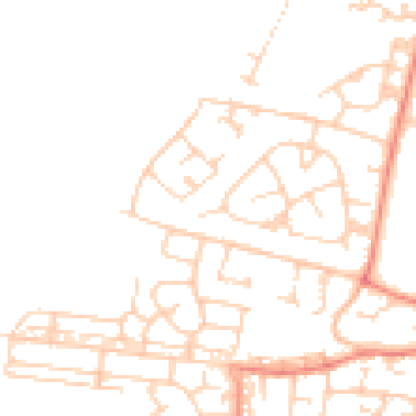 Daytime road noise heatmap for S63 8BL