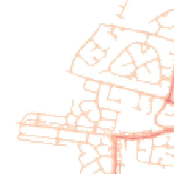 Daytime road noise heatmap for S63 8DF