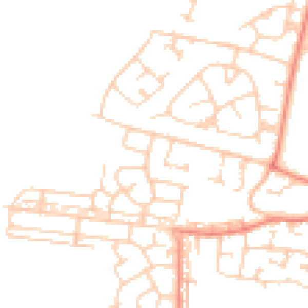 Daytime road noise heatmap for S63 8DG