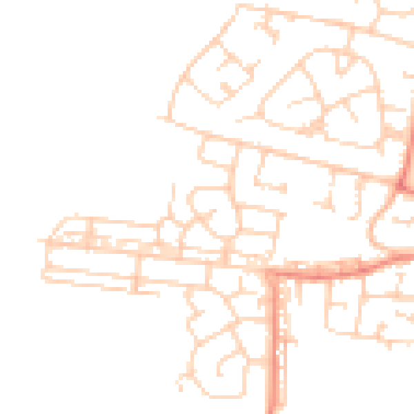 Daytime road noise heatmap for S63 8DW