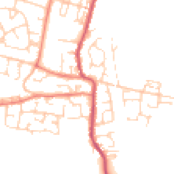 Daytime road noise heatmap for S63 8FU