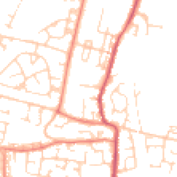 Daytime road noise heatmap for S63 8HY